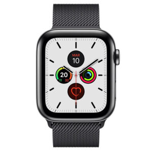 Apple Watch Series 5 GPS + Celular  Caja Acero Inoxidable Negro Espacial Correa Milanese Loop Negro Espacial